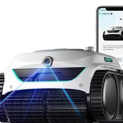 WYBOT C2 Vision Pool Robot Vacuum, Debris Detection with AI Camera, 8-in-1 Master Cleaning
