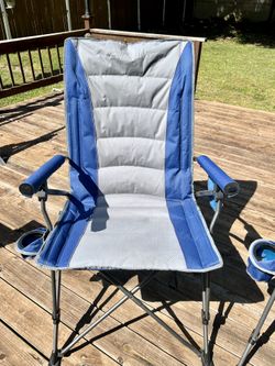 Two Magellan Outdoors Oversized Ultra Comfort Padded Mesh Chairs
