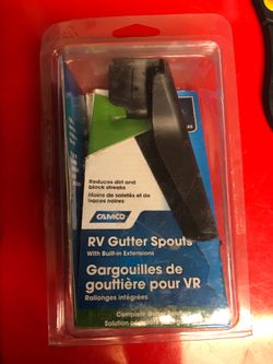 Rv gutter spouts