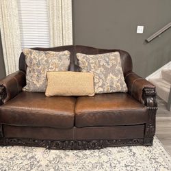 Leather Sofa Set
