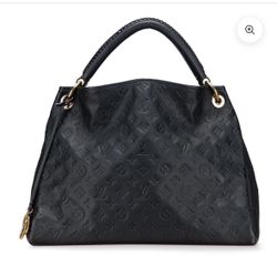 BLACK MONOGRAM  DESIGNER BAG