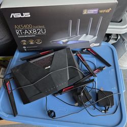 2x Asus Routers 1x AX5400

RT-AX82U & 1x AC3100