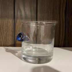 Preowned Glass with Fender Guitar Pic