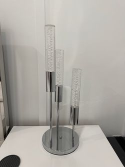 3-Light Crystal Bubble Table Lamp