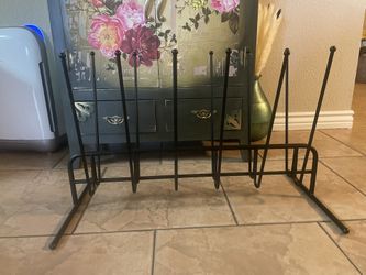 Hearth And Magnolia New Black Metal Boot Rack 6 Pairs