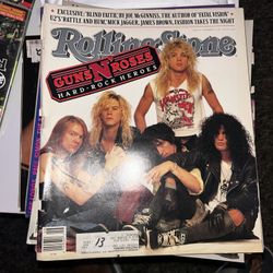 Rolling Stones magazine collection from the 80s