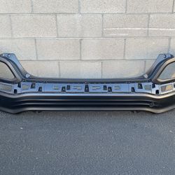 2017-2018-2019-2020 Hyundai Kona Electric Rear Bumper Cover w/Sensor Holes Grey OEM