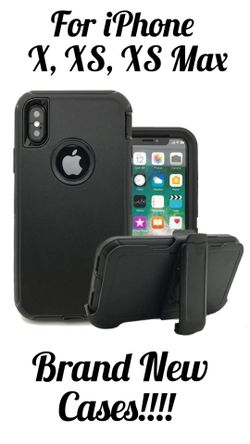 For Apple iPhone XS Max iPhone X Case Universal Clip Fit Otterbox Defender Serie!! ******TEMPERED GLASS AVAILABLE ********