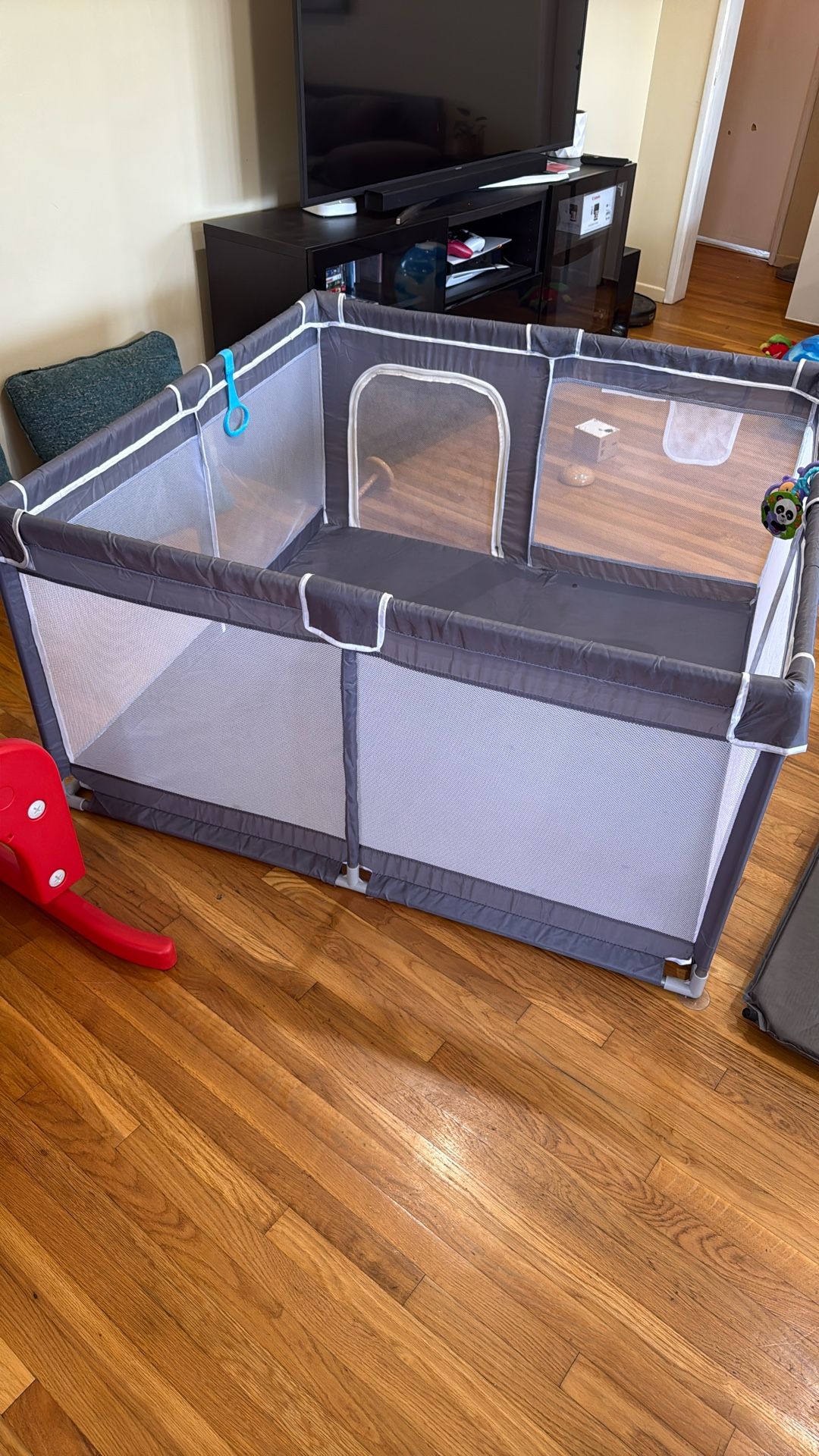 Baby Playpen With Inflatable Mat