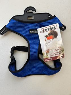 Dog Harness Blue XLG