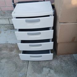 4 Drawer Plastic Storage