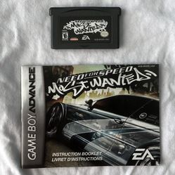 Need For Speed Most Wanted Nintendo Gameboy