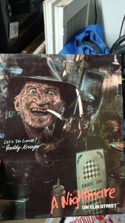 Freddy Kruger A nightmare on elm street imaginings 3 1989 school folder#934