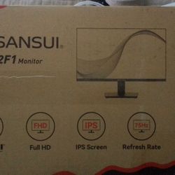 SANSUI Monitor 24 inch 100Hz USB Type-C Computer Monitor丨FHD 1080P PC Monitor丨HDMI丨FreeSync丨HDR丨Earphone Jack丨 Ergonomic Tilt for Home and Office