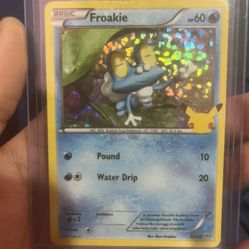 Froakie Holo McDonald’s Collection 2021 Ungraded MINT 