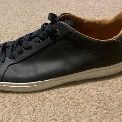 Zara Shoes Size 44 EU | 11 US Navy Blue Leather Casual 