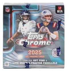 Topps Chrome Football Mega Box 2025