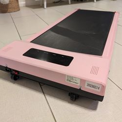 Pink Desk Treadmill