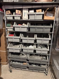 HVAC screws, bolts, Couplings, Insulation tape, washers!
