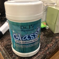 New Dr  J’s Glass Cleaning Wipe