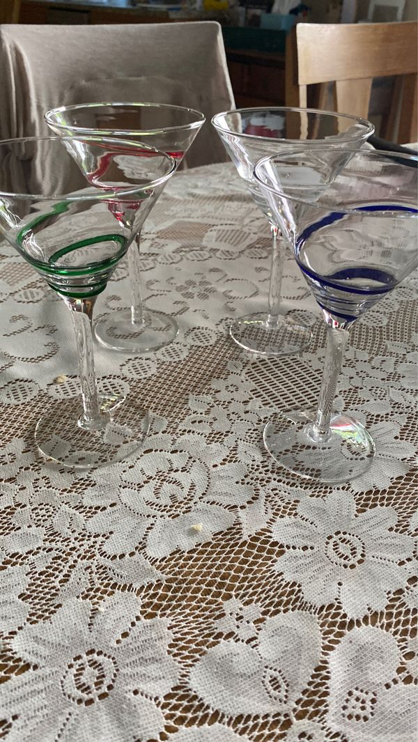 Martini glassesset of 4 for Sale in Mount Vernon, WA OfferUp