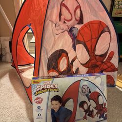 Spider And His Amazing Friends Pop Up Play Tent