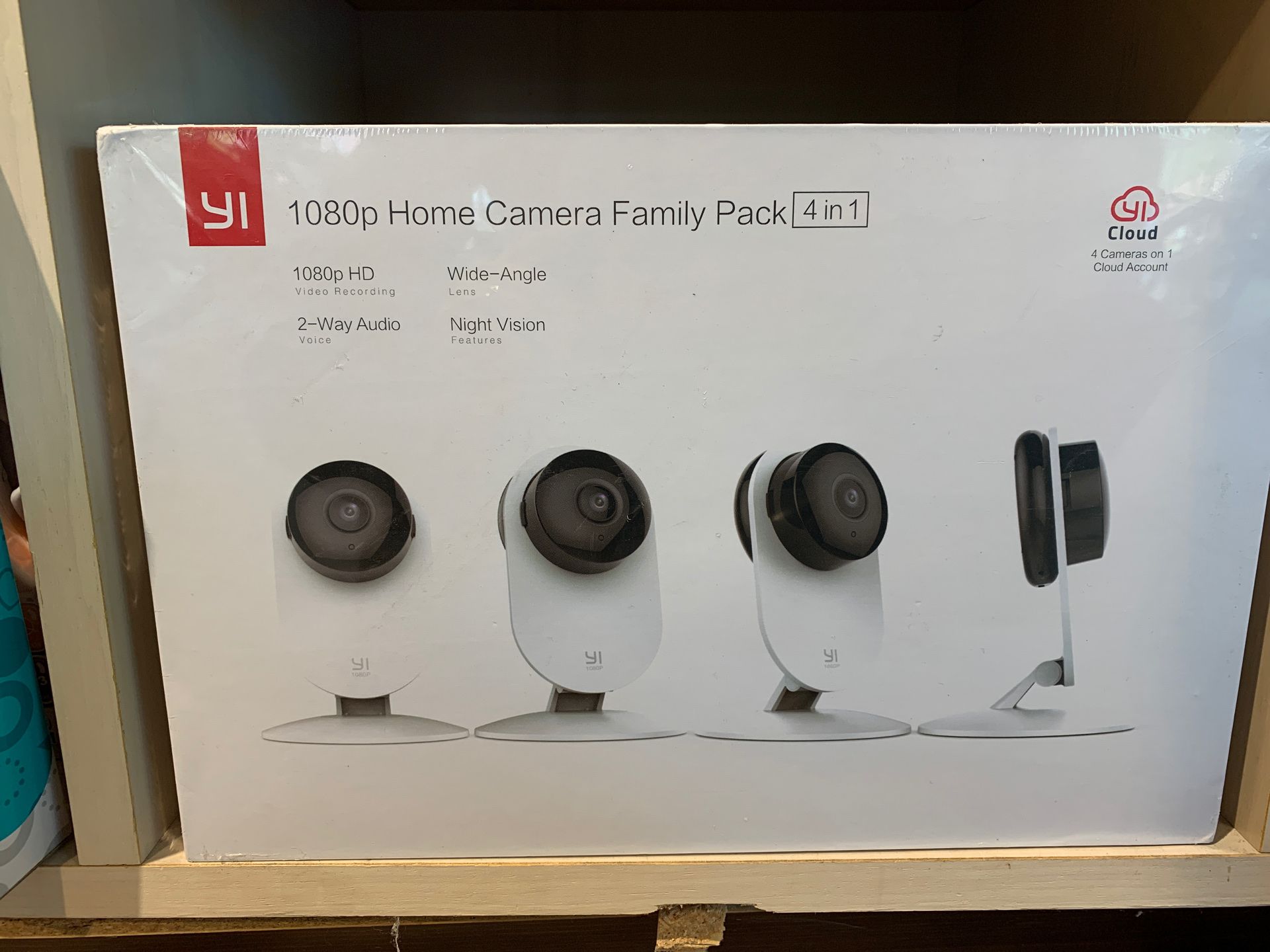 YI 4pc Home Camera, 1080p