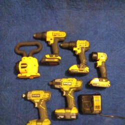 Dewalt & Ryobi  Drills