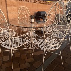 Wrought Patio Set 7pieces $300