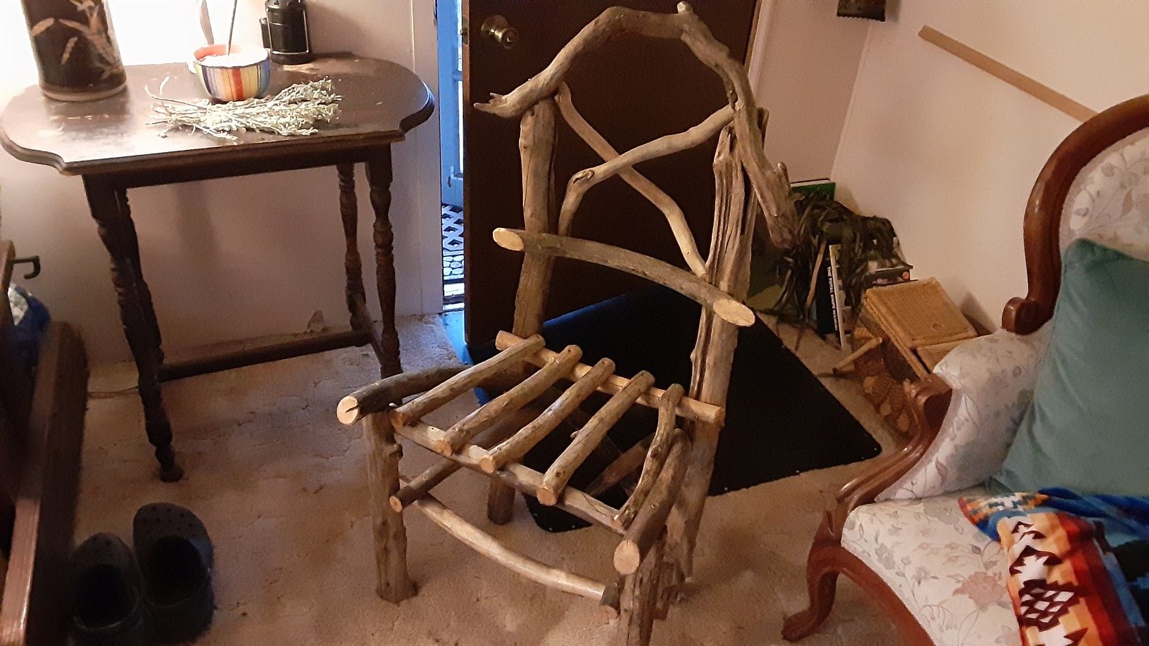 Driftwood chair, sturdy