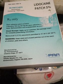 Lidocaine Patches 5% Boxes