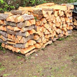 Cords of wood.