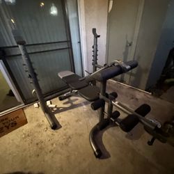 Weider Olympic Workout Bench with Squat Rack