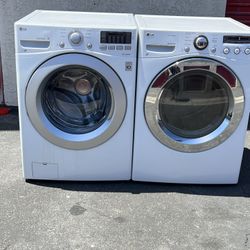 LG Set Gas Dryer And Washer 