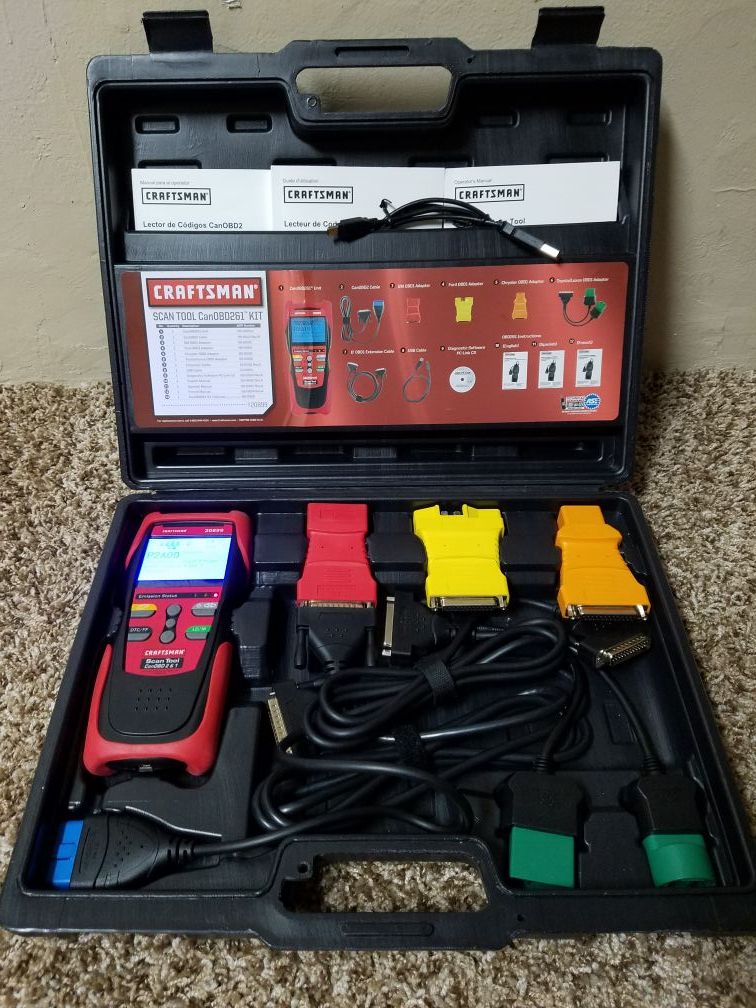 Craftsman CanOBD2&1 Scan Tool Kit 20899 for Sale in Henderson, NV OfferUp
