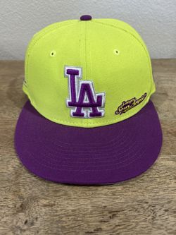 LA Dodgers New Era 59Fifty Big League Chew “Sour Apple” Fitted Hat Sz 7