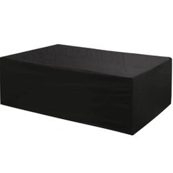 Patio Furniture Cover,90x60x27.5 inch,600D Rectangular Patio Table Cover, Patio Table, and Chair Covers, Tear-Resistant, Durable Waterproof Dustproof
