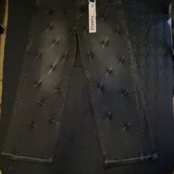 Flare And Denim Purple Jeans 