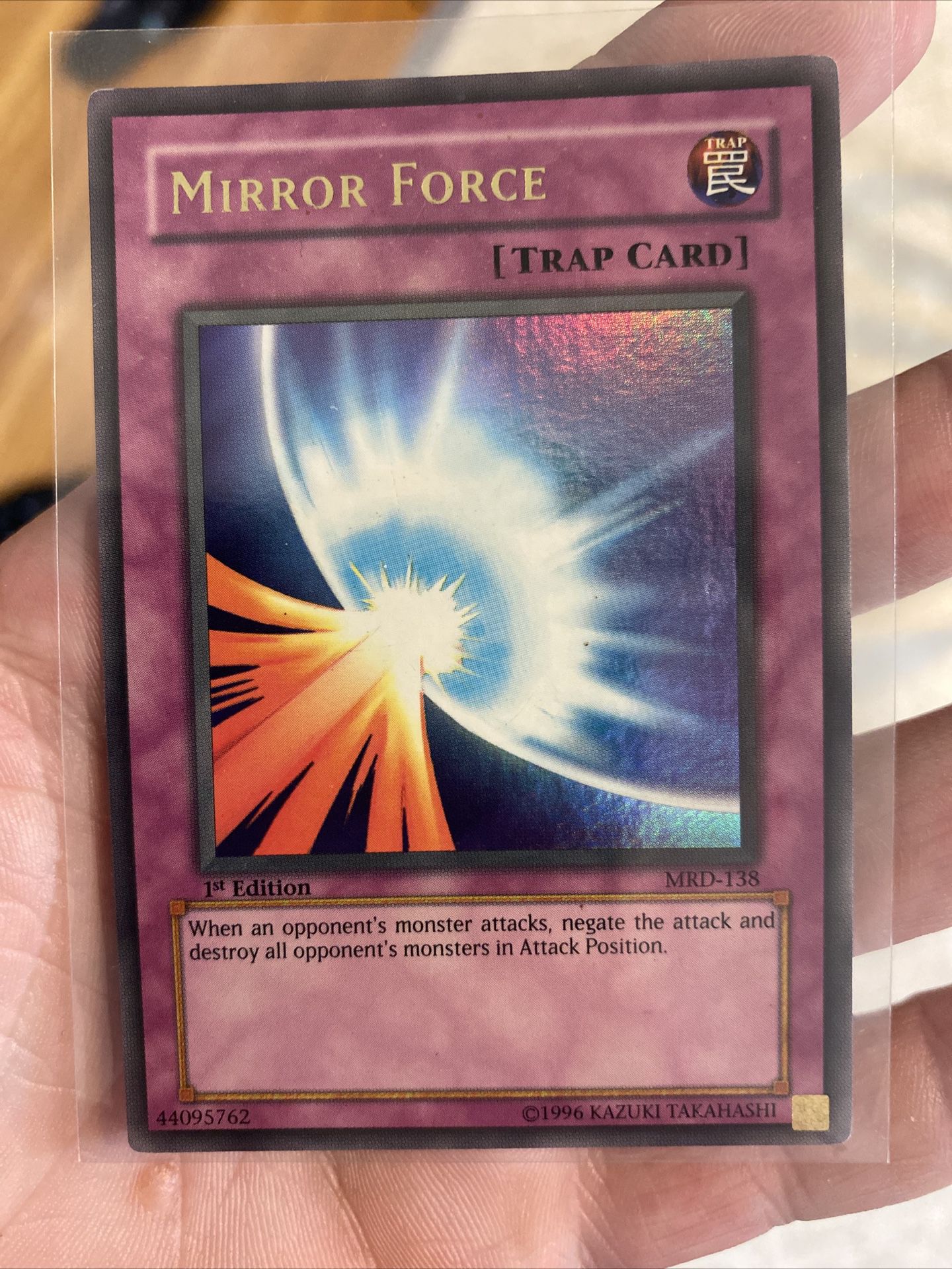 Mirror force Yu Gi Oh     MRD-138 