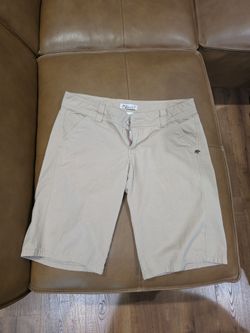 Tan Bermuda shorts $8