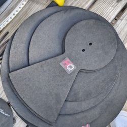 HQ Drum Head Mute Pads 2 Sets 