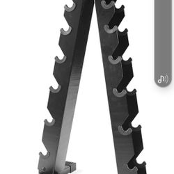 vertical dumbell weights rack