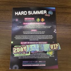 Hard Summer 2025 – 2-Day VIP Ticket