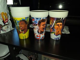 McDonald's World cup player cups