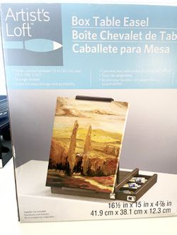 New! Deluxe Box Table Easel by Artist's Loft retail $80 Brand new never used Thumbnail