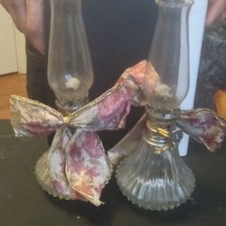 Antique Looking Oil Lamps