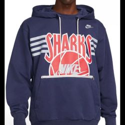  NIKE DRI-FIT STANDARD ISSUE VINTAGE SHARKS HOODIEMen – Midnight Navy