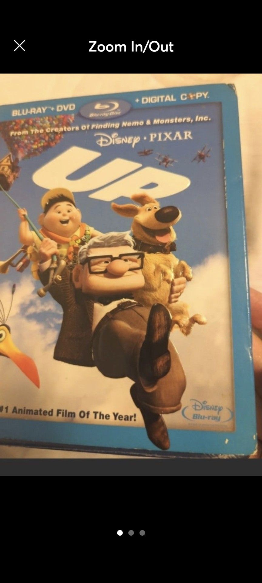 Disney Pixar Up Includes 2 Disc Blu Ray DVD NIB Sealed Never Opened