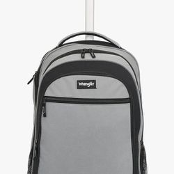 155
Wrangler Dobson Collection Featuring Duffel Travel and Leisure, Charcoal, 19" Rolling Backpack
