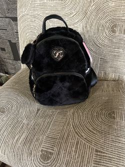 Juicy couture black mini backpack.